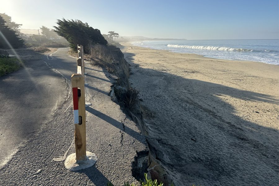 An example of the Coastal Trail erosion.